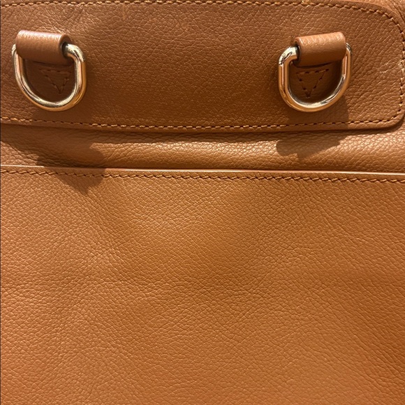 Mina Baie Tan Leather Women's Bag - Picture 9 of 12